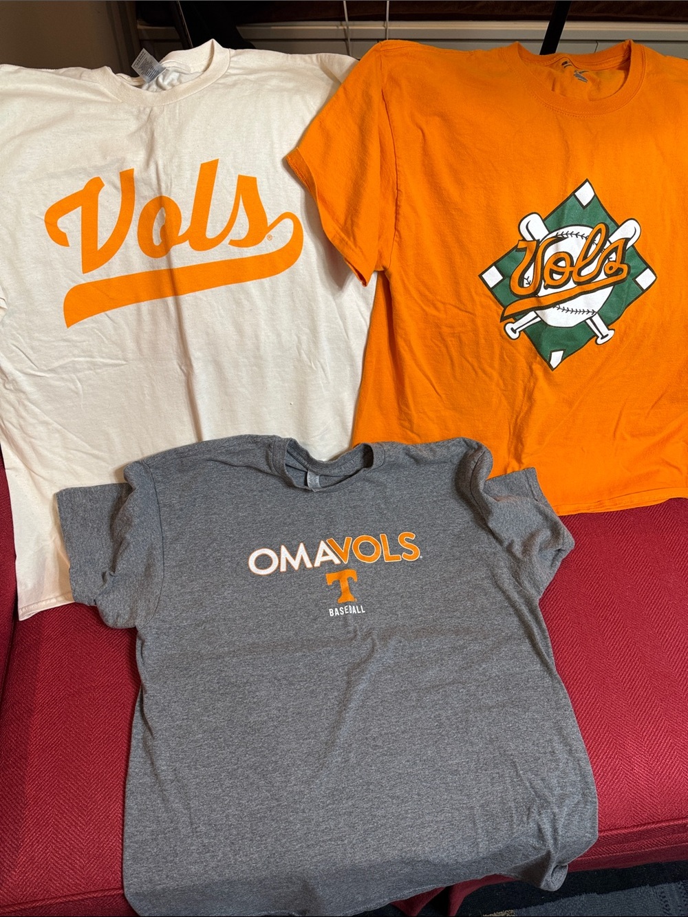 Tennessee Vols Graphic Tee Trio - Orange, White & Gray